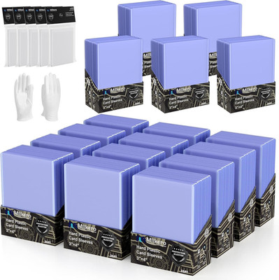 1000 Card Sleeves Top Loaders for Cards, 3''X4'' Toploaders for Cards, Premium Bas