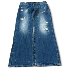 Vintage Vigoss Distressed Blue Jeans Men s 36x32.5 Grunge Goth Punk Denim Y2K