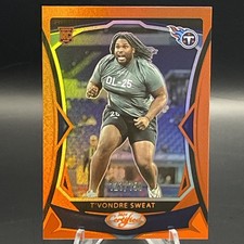 2024 Panini Certified Orange Mirror #129 T'Vondre Sweat /150 Rookie Titans