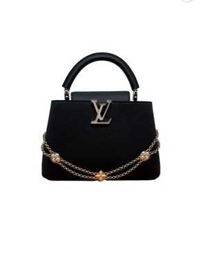 LOUIS VUITTON Capucines handbag purse New with tags proof of Authenticity BLACK