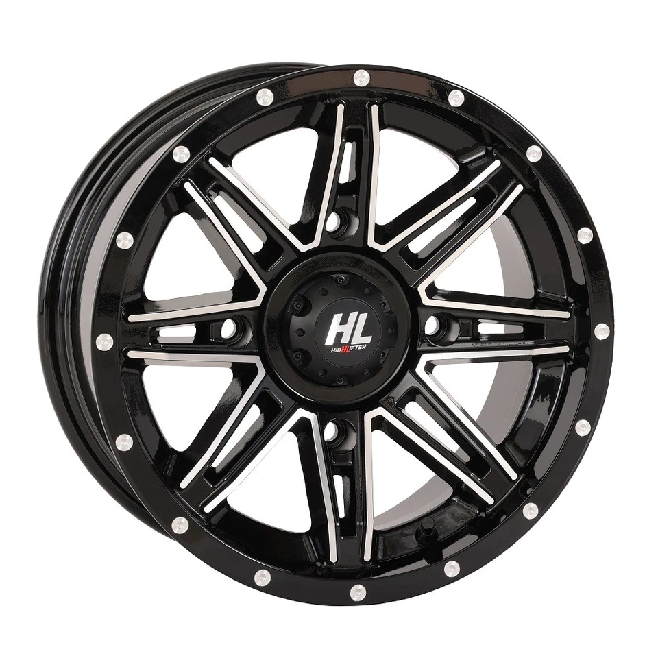 High Lifter HL22 14" Wheels Machined Can-Am Commander Maverick (4) Foto 2 de 3