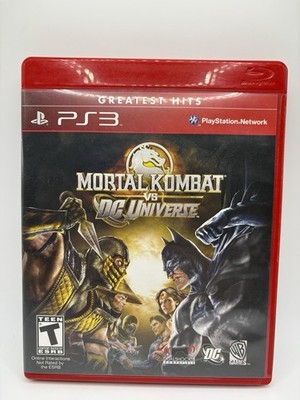 Mortal Kombat vs DC Universe Greatest Hits - (PS3 2008) w/ Manual
