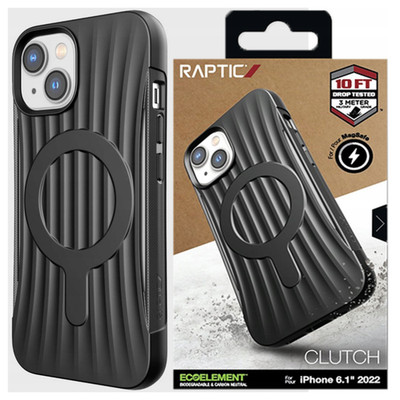RAPTIC X-DORIA HÜLLE FÜR IPHONE 14 PLUS MIT MAGSAFE CLUTCH INTEGRIERTER RÜCKSEIT