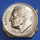 1966 Roosevelt Dime Gem BU From Original Bank Roll Fast Shipping