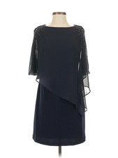 Xscape Women Black Cocktail Dress 2 Petites