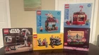 NEW LEGO GWP lot 5:  40765, 40906, 40775, 40916, 40776 castle, Star Wars, frame