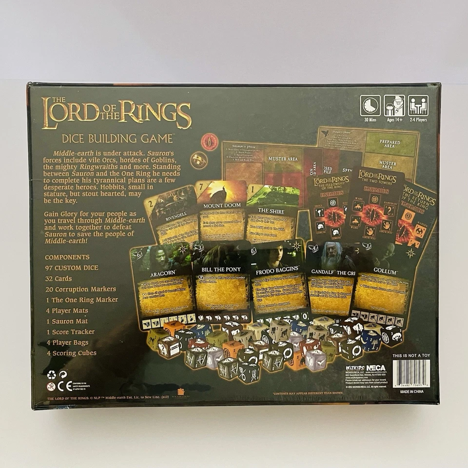 WizKids The Lord of the Rings Dice Building Game BoardGame New NIS 2013 - Image 2 of 3