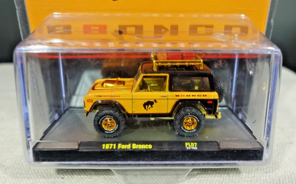 M2 Machines Ford Performance 1971 Ford Bronco CHASE 1/400 1/64 - Image 2 of 2