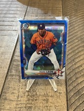 2021 BOWMAN CHROME SAPPHIRE PEDRO LEON HOUSTON ASTROS BDC-92. A33