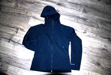 Marmot Jacket Black Womens Medium Full Zip Hooded Hoodie Polyester Pockets