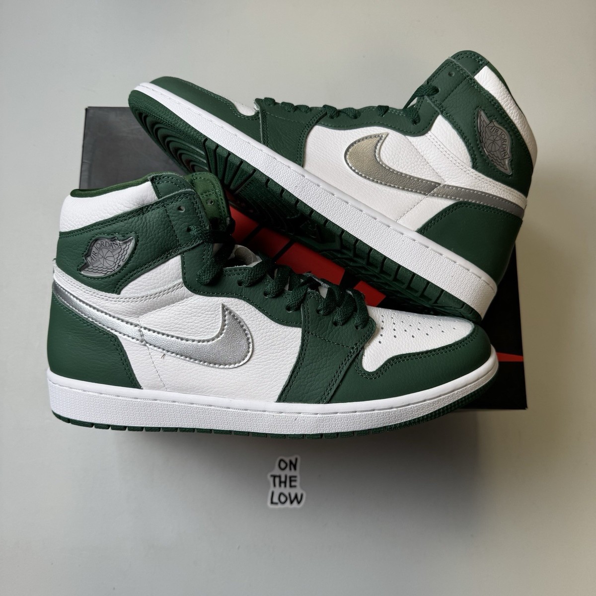 Size 12 - Jordan 1 Retro OG High Gorge Green for sale online | eBay