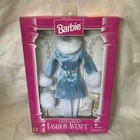 Vintage 1996 Sealed Barbie Fashion Avenue Boutique Blue Outfit White Fur Trim