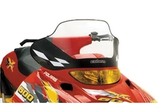 Powermadd Cobra Windshield-14.75in.-Clear/Black/White for 2004 Polaris 700