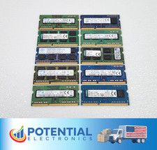 LOT OF 10 MIXED BRANDS 40GB 10x4GB PC3L-12800S DDR3 Laptop Memory Ram