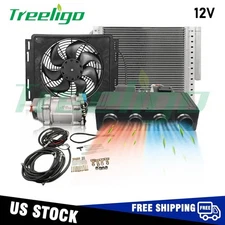 DC 12V Cool&Heat Underdash Electric Air Conditioner Universal Auto Car A/C Kit