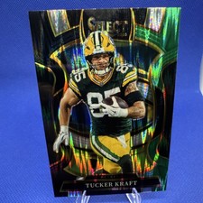 Prizm Concourse 2025 Panini Select Black Green  Tucker Kraft #68 Packers NFL 