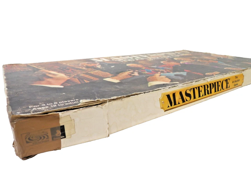 De colección 1970 Obra Maestra El Arte Subasta Juego Parker Brothers Juego de Mesa LEER Foto 2 de 4