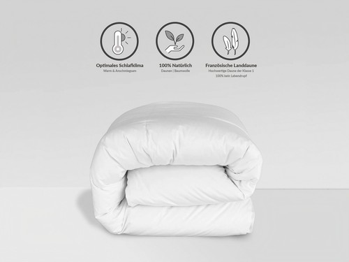 Daunendecke Bettdecke Winterdecke Steppbett 135x200 Decke Daunen Winter warm - Bild 4 von 9