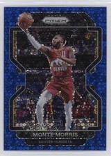 2021-22 Panini Prizm Fast Break Blue Prizm 82/150 Monte Morris #16 7n6