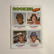 Topps 1977 #476 Rookies Catchers Rookie Gary Alexander Cerone Murphy Pasley