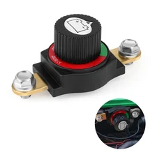 Side Post Battery Disconnect Kill Switch Isolator Cut Off 12V-48V for Cars RVs
