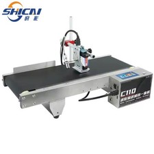 Mini online inkjet printer conveyor integrated machine date QR code textprinting