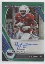 2021 Panini Prizm Draft Picks Green BJ Emmons #DPA-BJE Auto 0q1p
