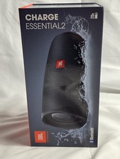 JBL Charge Essential 2 Portable Waterproof Speaker with Powerbank, Black