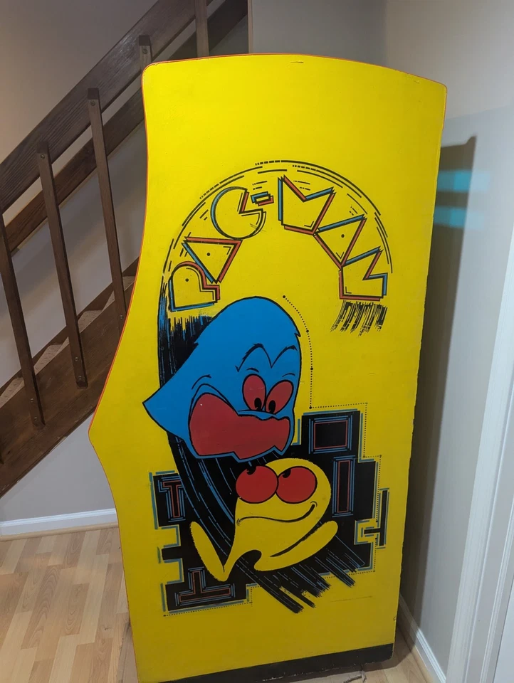 Original 1980 Pac Man Cabinet Retrofitted with 60 All Time Favorite 1980s Games - Image 2 of 4