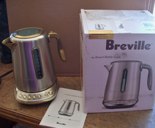 Breville Smart Kettle Luxe, Brushed Stainless Steel & Brass Open Box - Tested