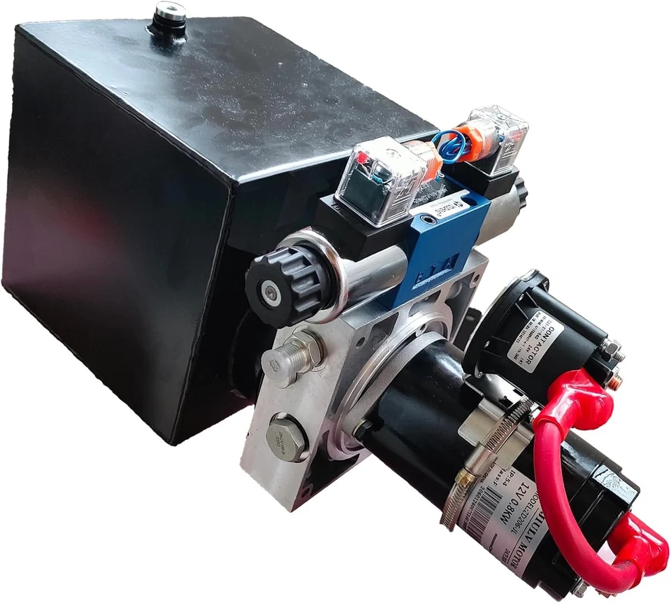 Bomba Hidráulica 24V DC Estación Hidráulica Bomba 1.6KW Doble Acción con Control Remoto Foto 3 de 4