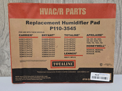 Carrier Bryant Payne Totaline 35 Humidifier Water Panel Pad P110