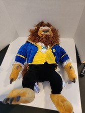 GENUINE ORIGINAL AUTHENTIC Disney store soft Beast 20", from Beauty  the Beast