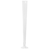 INNA-GLAS Glasvase Wanja Auf Standfuß, Klar, 80Cm, Ø11Cm