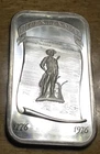 1776-1976 BICENTENNIAL 1oz Vintage Silver Bar .999 FINE