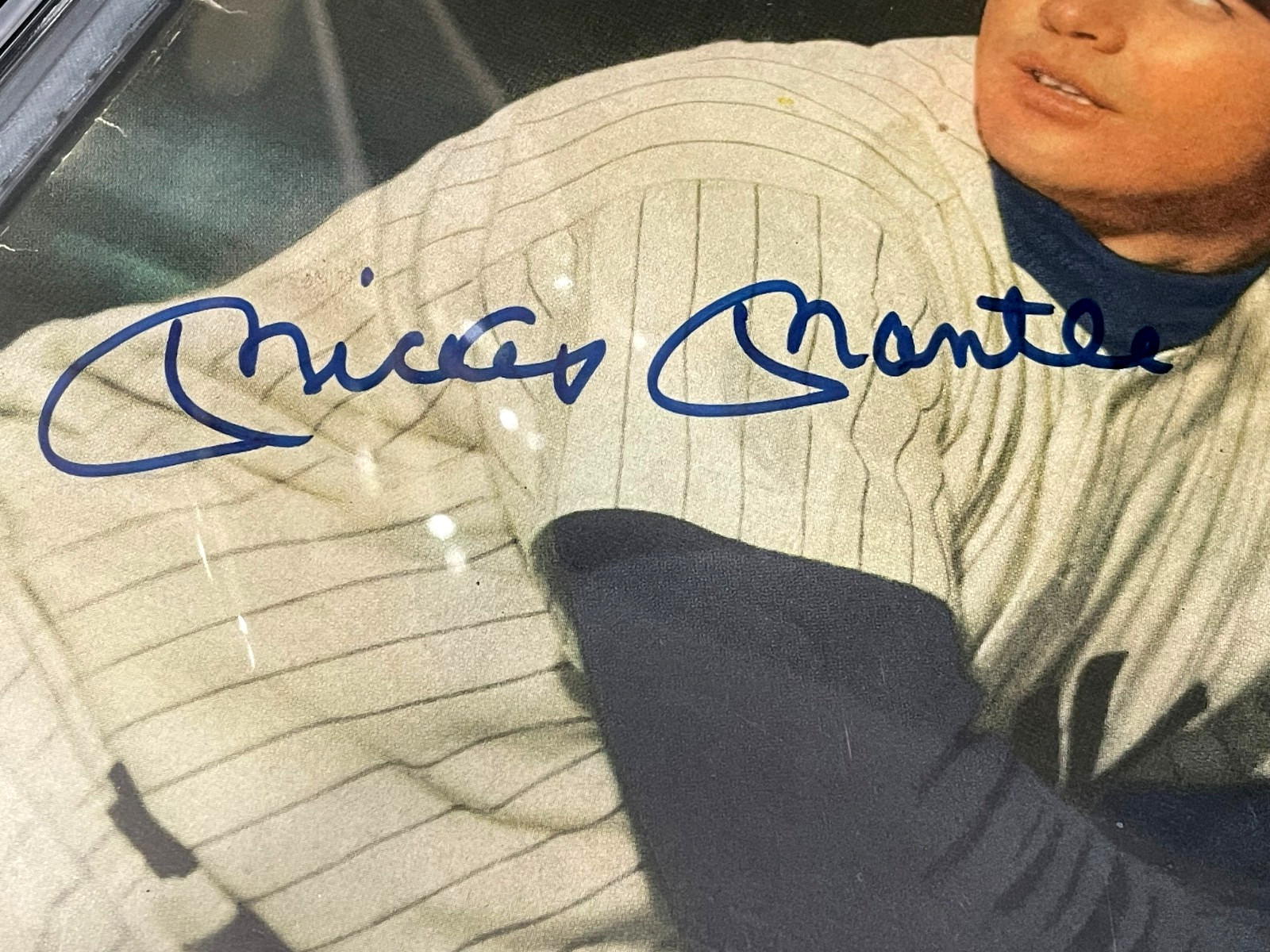 1956 Sport Magazine Mickey Mantle Cover and Auto PSA 4.5 Auto 10 W/Free Shipping view 4