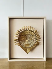 Astro Sun Pre-Columbian Ultra Modern Decorative Painting