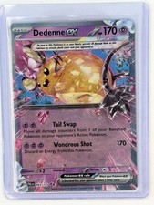 Dedenne ex 093/193 Paldea Evolved Pokemon TCG Double Rare Holo Card NM