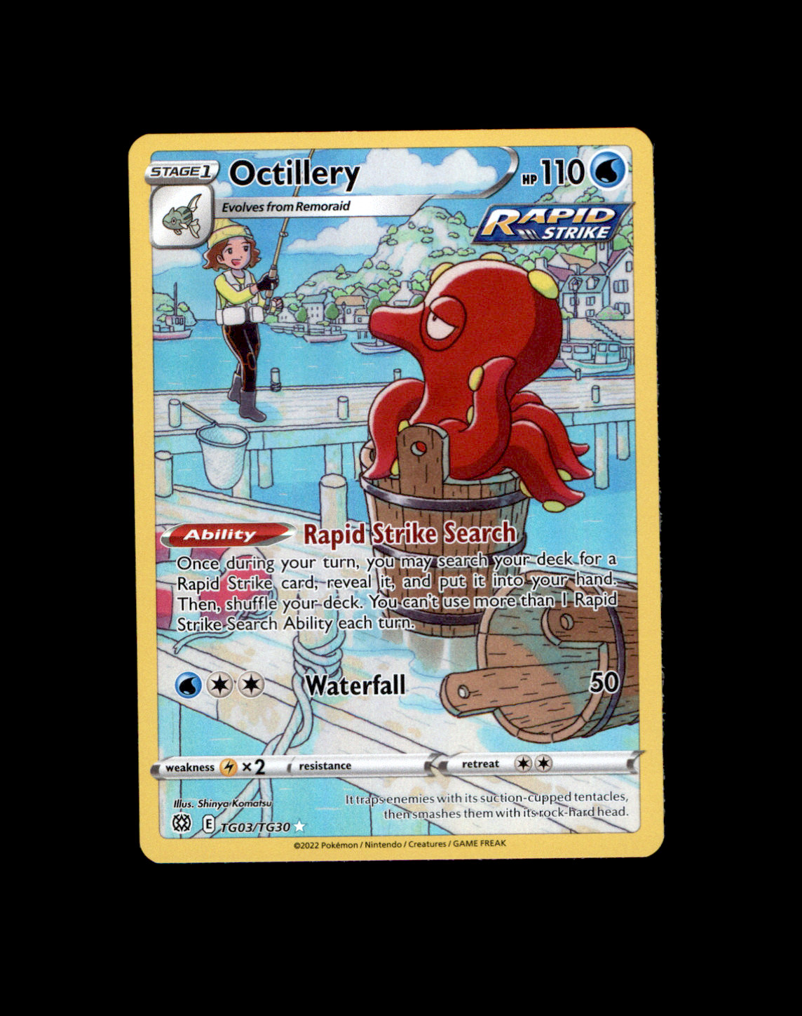 Octillery TG03/TG30 Trainer Gallery Brilliant Stars Pokemon TCG 2022 NM