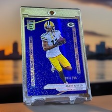 Panini 2024 Donruss Elite Status Jayden Reed Packers #21 Serial Numbered /299