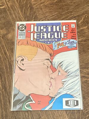 DC Comics Justice League America Dec. 90  #45 Bagged And Boarded-Copper Age
