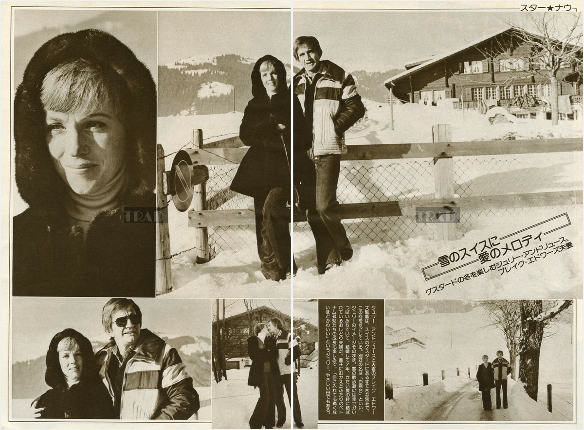 Julie Andrews 1977年初来日 福岡公演チケット半券 顔写真付き Julie