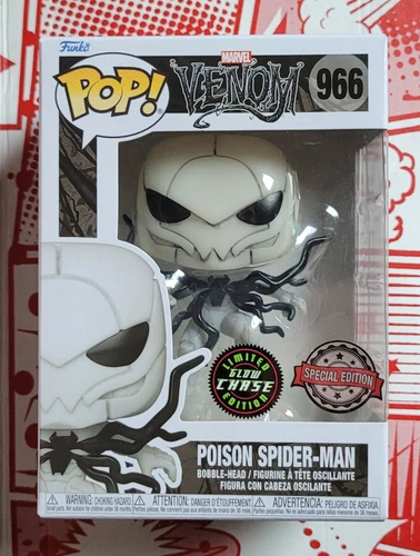 FUNKO POP VENOM POISON SPIDER-MAN CHASE MARVEL VENOMIZED 966.PROT GRATUITO