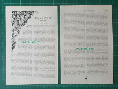 Spielzeugherstellung Wapping Albert Bankes Wolfeton Lady Dallas - um 1900 Artikel / Druck