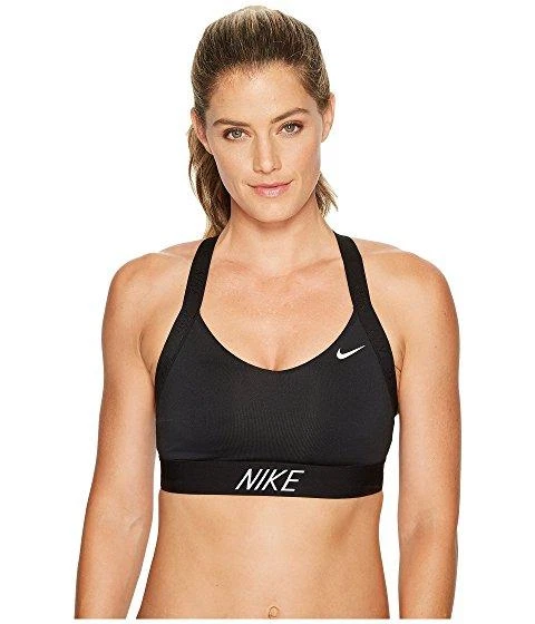 New Women&#039;s Nike Pro Indy Logo Sports Black Size XLarge Light Support | eBay