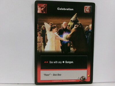 2000 Star Wars: Young Jedi CCG Battle of Naboo Padme Amidala Celebration