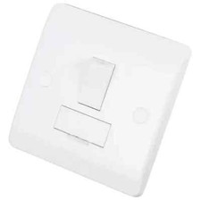 13A DP Switched Fused Spur White **Free P&P***