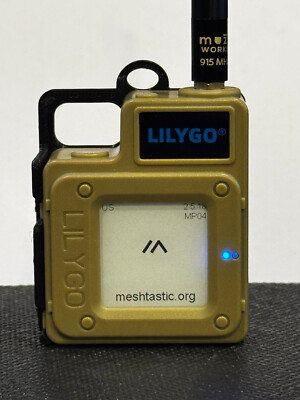 Custom 3D-Printed Add-On Case for LILYGO  T-Echo (LoRa, Meshtastic) Black
