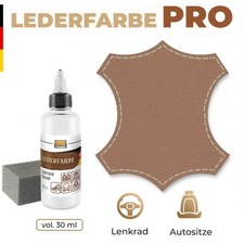Lederfarbe f&uuml;r Porsche Nappa cognac natur Leder und Kunstleder Reparatur