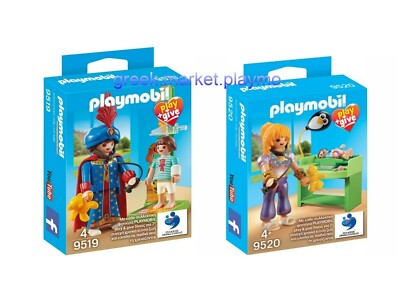 Playmobil Play Give Sets 9519 9520 Pediatrician Doctors Exclusive Box  UK